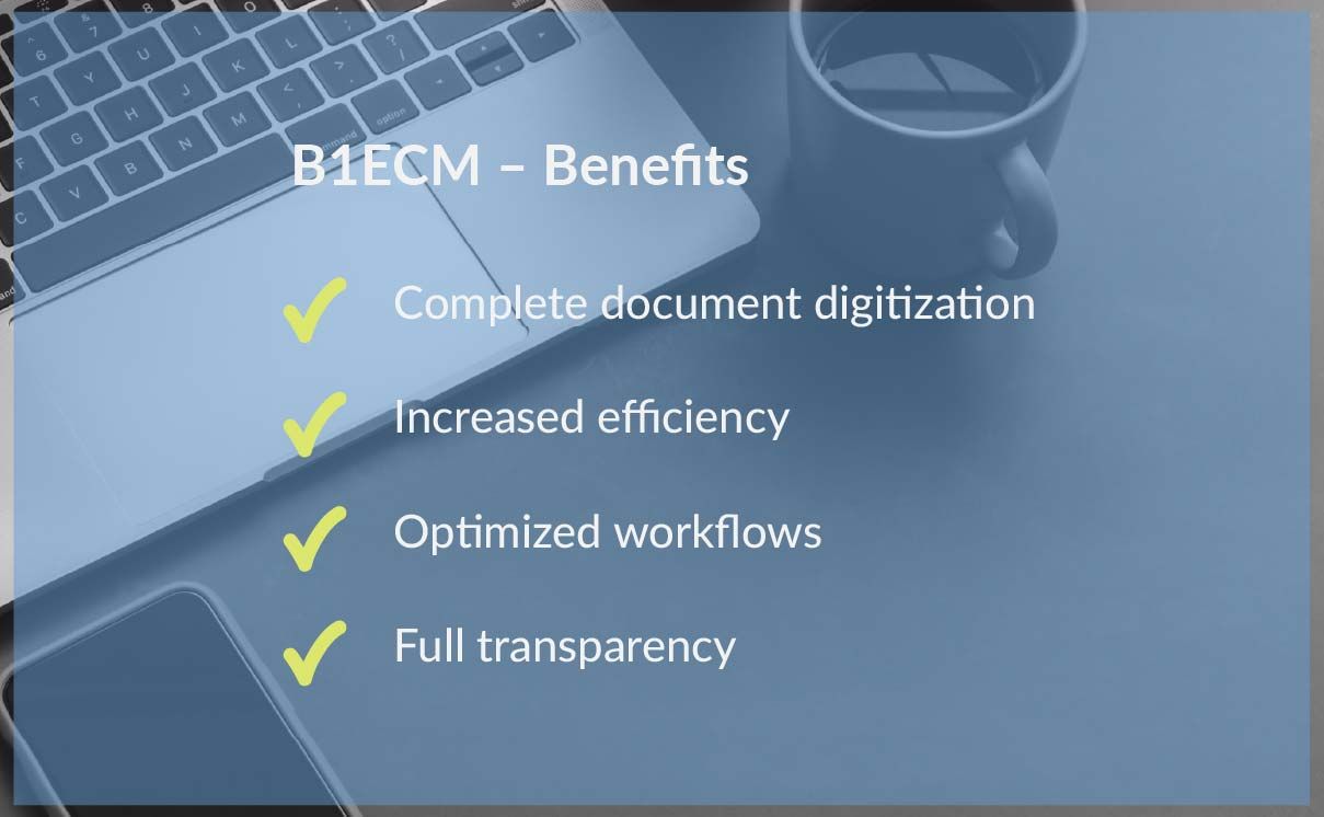 Advantages B1ECM