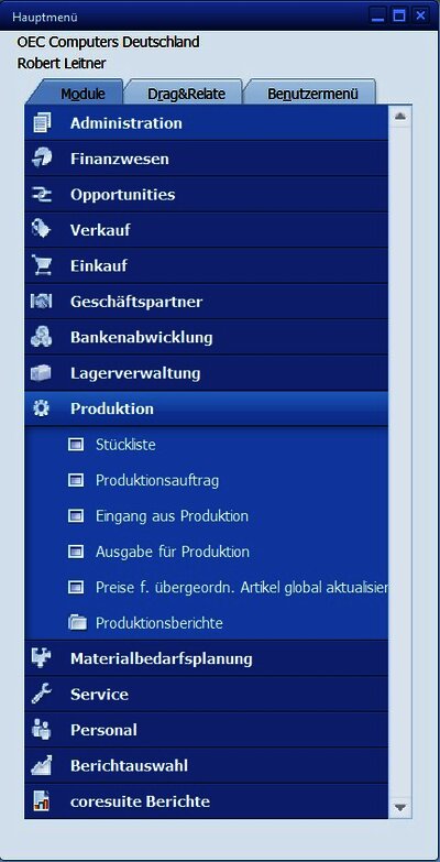 Production planning for SAP Business One