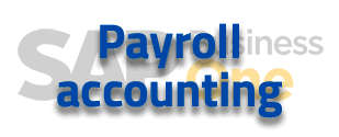 SAP B1 solution payroll accounting